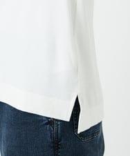 PHKEF14150 GEORGES RECH(小さいサイズ)(メゾン ドゥ サンク) ベアテンロゴ刺繍カットソー ホワイト