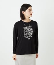 PHKEF14150 GEORGES RECH(小さいサイズ)(メゾン ドゥ サンク) ベア天竺ロゴプルオーバー ブラック