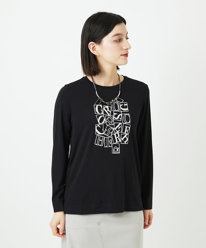 PHKEF14150 GEORGES RECH(小さいサイズ) ベアテンロゴ刺繍カットソー