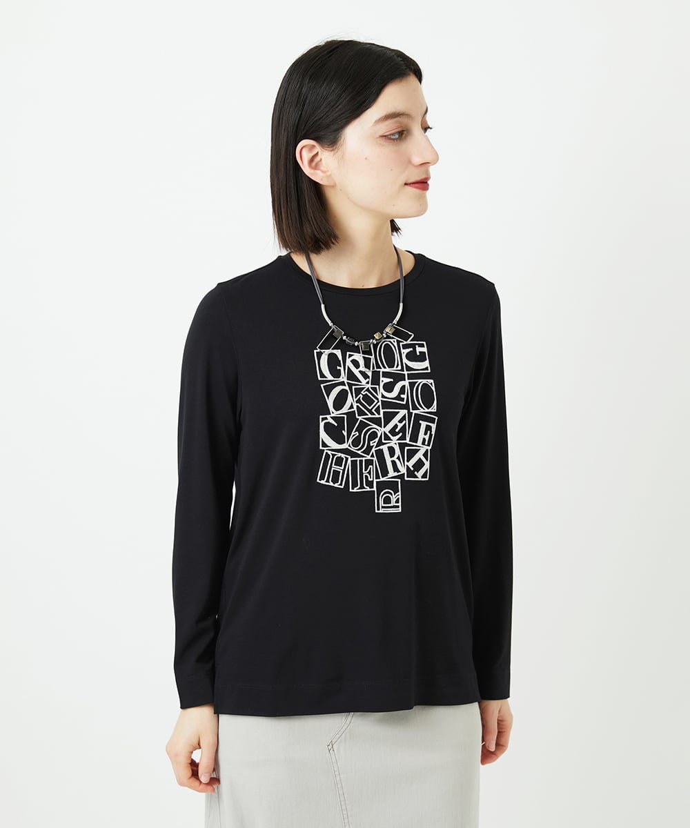 PHKEF14150 GEORGES RECH(小さいサイズ) ベアテンロゴ刺繍カットソー