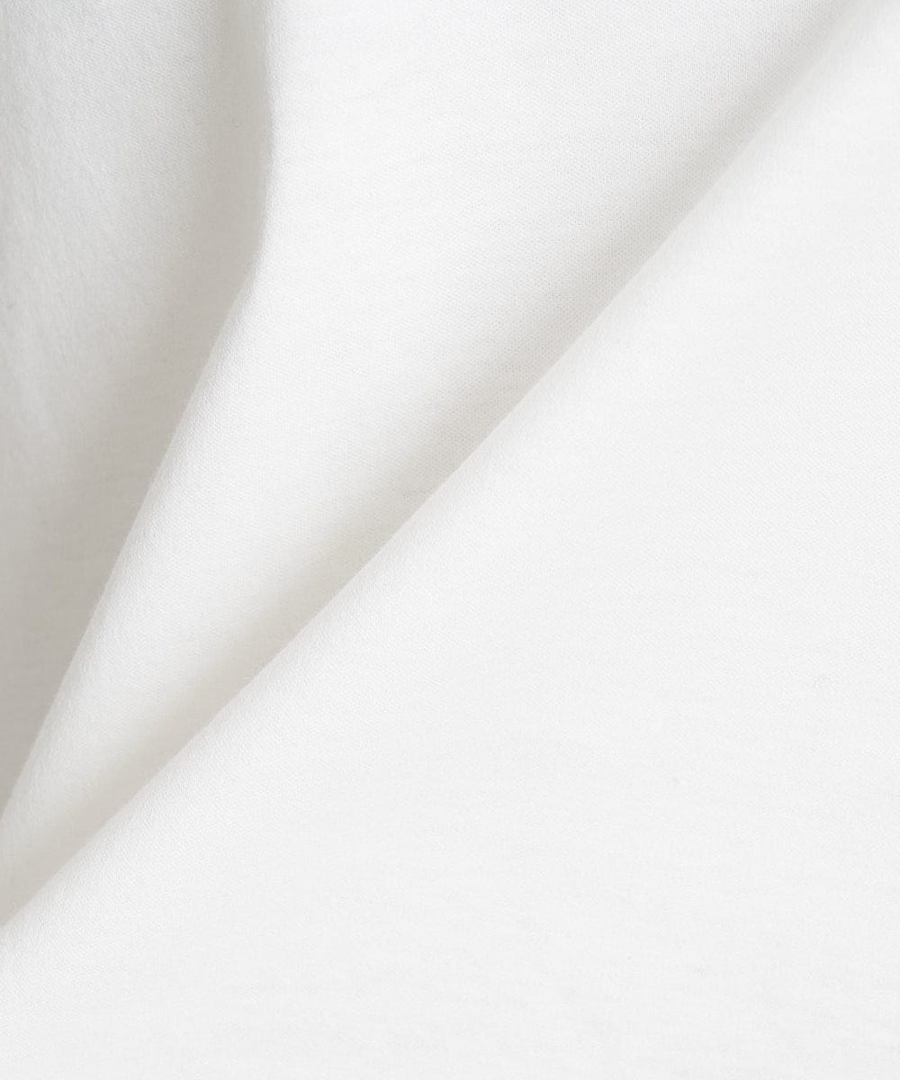 PHKET28230 GEORGES RECH(小さいサイズ)(メゾン ドゥ サンク) 8分袖コットンスムース刺繍カットソー ホワイト
