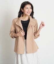 PHKET28230 GEORGES RECH(小さいサイズ)(メゾン ドゥ サンク) 8分袖コットンスムース刺繍カットソー ホワイト