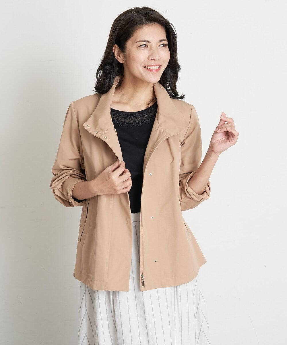 PHKET28230 GEORGES RECH(小さいサイズ)(メゾン ドゥ サンク) 8分袖コットンスムース刺繍カットソー ホワイト