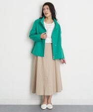 PHKET28230 GEORGES RECH(小さいサイズ)(メゾン ドゥ サンク) 8分袖コットンスムース刺繍カットソー ホワイト