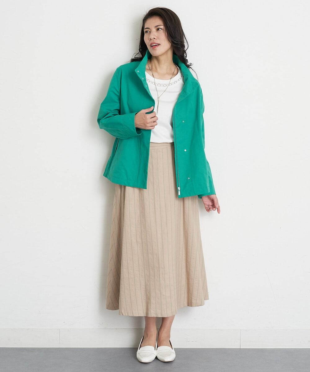 PHKET28230 GEORGES RECH(小さいサイズ)(メゾン ドゥ サンク) 8分袖コットンスムース刺繍カットソー ホワイト