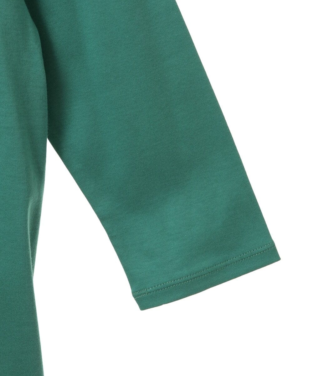 PHKET28230 GEORGES RECH(小さいサイズ)(メゾン ドゥ サンク) 8分袖コットンスムース刺繍カットソー ホワイト