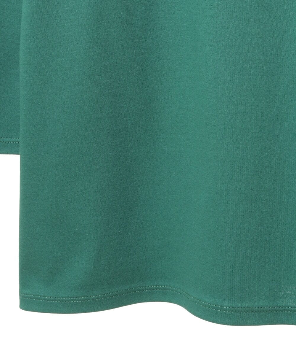 PHKET28230 GEORGES RECH(小さいサイズ)(メゾン ドゥ サンク) 8分袖コットンスムース刺繍カットソー ホワイト