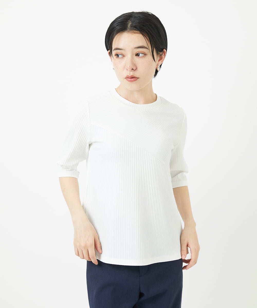 PHKGA17170 GEORGES RECH(小さいサイズ)  [日本製]ストレッチリブカットソー