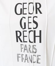 PHKGA37180 GEORGES RECH(小さいサイズ)(メゾン ドゥ サンク) ピンタックロゴカットソー ブルーグリーン
