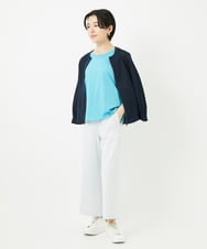 PHKGA38130 GEORGES RECH(小さいサイズ)(ヒロココシノ) チュールシルケットタンクトップ ブルーグリーン