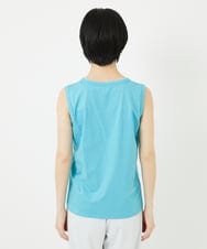 PHKGA38130 GEORGES RECH(小さいサイズ)(ヒロココシノ) チュールシルケットタンクトップ ブルーグリーン