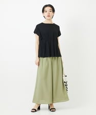 PHKGA48160 GEORGES RECH(小さいサイズ)(メゾン ドゥ サンク) [接触冷感]ウエストタックカットソー ラベンダー