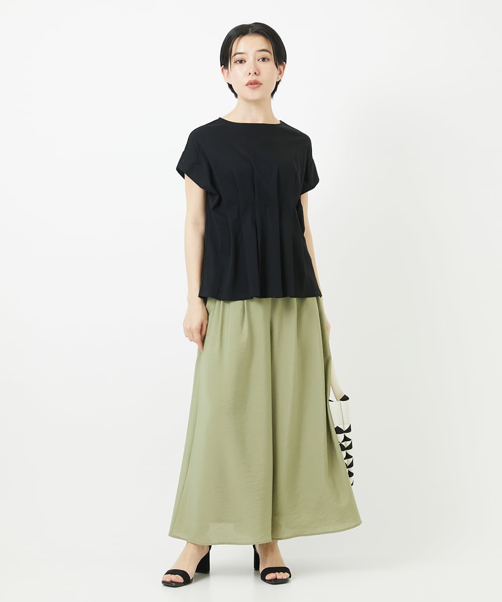 PHKGA48160 GEORGES RECH(小さいサイズ)(メゾン ドゥ サンク) [接触冷感]ウエストタックカットソー ラベンダー