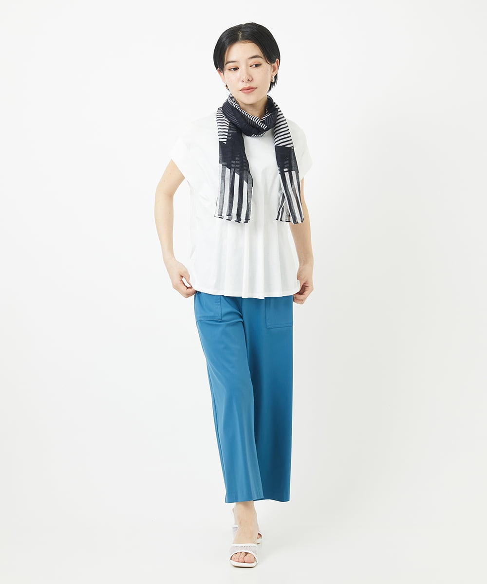 PHKGA48160 GEORGES RECH(小さいサイズ)(メゾン ドゥ サンク) [接触冷感]ウエストタックカットソー ラベンダー