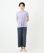 PHKGA48160 GEORGES RECH(小さいサイズ)(メゾン ドゥ サンク) [接触冷感]ウエストタックカットソー ラベンダー