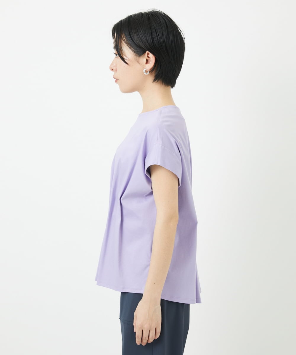 PHKGA48160 GEORGES RECH(小さいサイズ)(メゾン ドゥ サンク) [接触冷感]ウエストタックカットソー ラベンダー