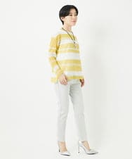 PHKGC81110 GEORGES RECH(小さいサイズ)(メゾン ドゥ サンク)  [日本製/多機能素材]カットジョーゼットタンクトップ アイボリー