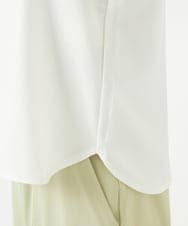PHKGC81110 GEORGES RECH(小さいサイズ)(メゾン ドゥ サンク)  [日本製/多機能素材]カットジョーゼットタンクトップ アイボリー