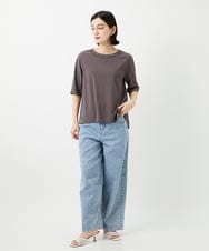 PHKGD11230 GEORGES RECH(小さいサイズ)(メゾン ドゥ サンク)  [セットアップ対応]ドライタッチジャージーセミフレアプルオーバー ベージュ