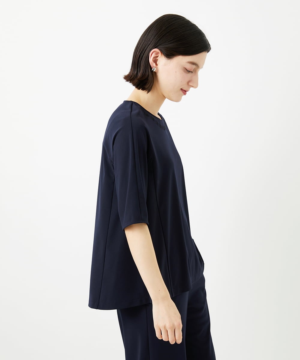 PHKGD11230 GEORGES RECH(小さいサイズ)(メゾン ドゥ サンク)  [セットアップ対応]ドライタッチジャージーセミフレアプルオーバー ベージュ