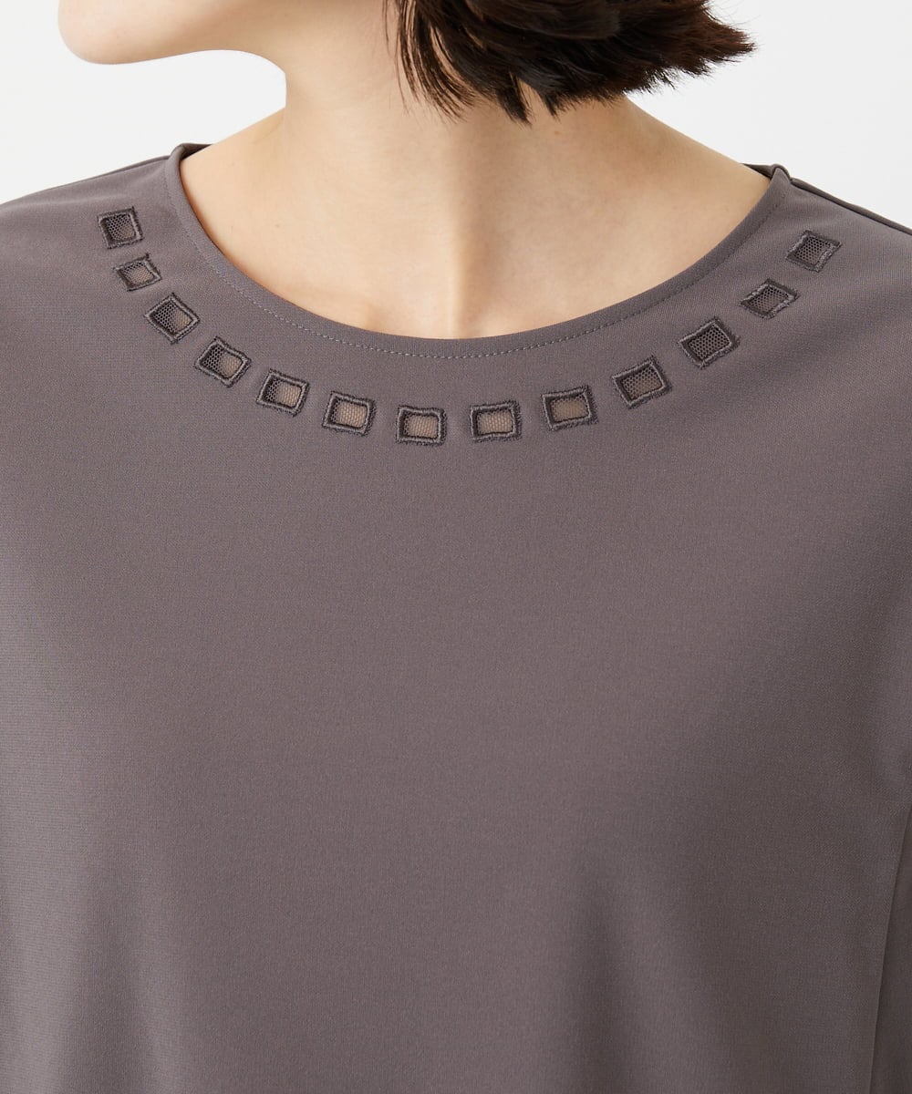 PHKGD11230 GEORGES RECH(小さいサイズ)(メゾン ドゥ サンク)  [セットアップ対応]ドライタッチジャージーセミフレアプルオーバー ベージュ