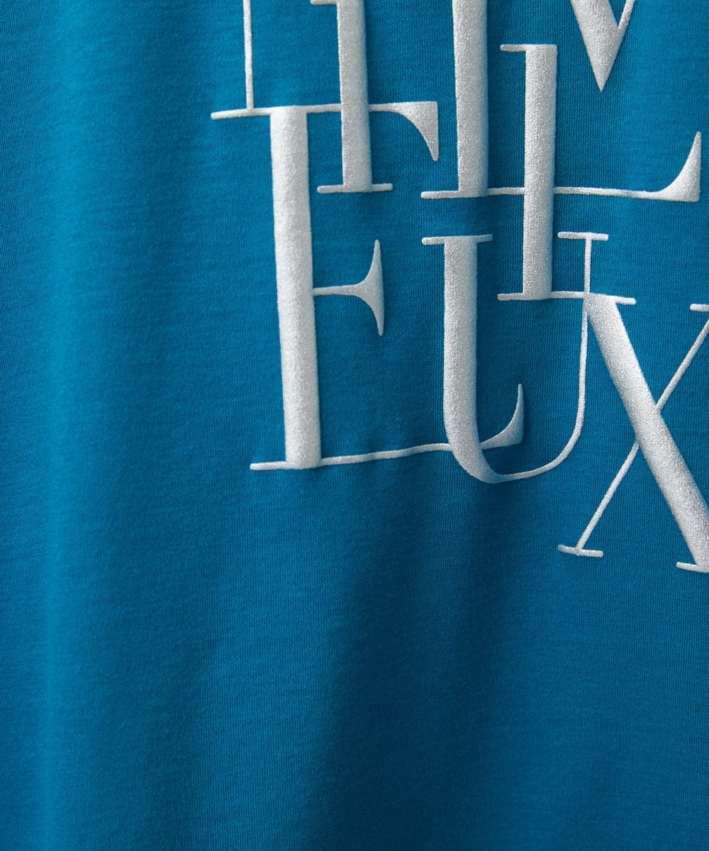 PHKGD16180 GEORGES RECH(小さいサイズ)(メゾン ドゥ サンク) メタリックロゴプリント5分袖カットソー ホワイト