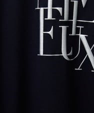 PHKGD16180 GEORGES RECH(小さいサイズ)(メゾン ドゥ サンク) メタリックロゴプリント5分袖カットソー ホワイト