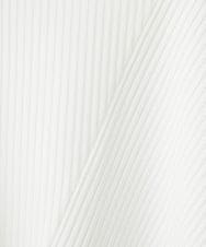 PHKGD17150 GEORGES RECH(小さいサイズ)(メゾン ドゥ サンク)  [日本製]バイヤスストレッチリブ5分袖カットソー ライトグレー