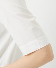 PHKGD18190 GEORGES RECH(小さいサイズ)(メゾン ドゥ サンク) シャーリングカットソー ホワイト