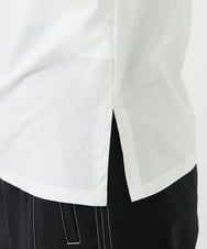 PHKGD18190 GEORGES RECH(小さいサイズ)(メゾン ドゥ サンク) シャーリングカットソー ホワイト