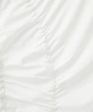 PHKGD18190 GEORGES RECH(小さいサイズ)(メゾン ドゥ サンク) シャーリングカットソー ホワイト