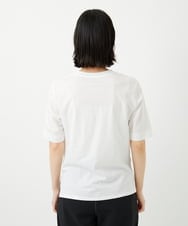 PHKGD18190 GEORGES RECH(小さいサイズ)(メゾン ドゥ サンク) シャーリングカットソー ホワイト