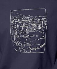 PHKGD24150 GEORGES RECH(小さいサイズ)(メゾン ドゥ サンク) [接触冷感]ドライコットン刺繍カットソー カーキ