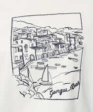 PHKGD24150 GEORGES RECH(小さいサイズ)(メゾン ドゥ サンク) [接触冷感]ドライコットン刺繍カットソー カーキ