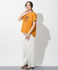 PHKGD24150 GEORGES RECH(小さいサイズ)(メゾン ドゥ サンク) [接触冷感]ドライコットン刺繍カットソー カーキ