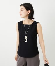 PHKGD27130 GEORGES RECH(小さいサイズ)(メゾン ドゥ サンク)  [日本製]2WAYリブタンクトップ ライトグレー