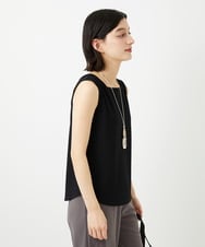 PHKGD27130 GEORGES RECH(小さいサイズ)(メゾン ドゥ サンク)  [日本製]2WAYリブタンクトップ ライトグレー