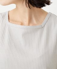 PHKGD27130 GEORGES RECH(小さいサイズ)(メゾン ドゥ サンク)  [日本製]2WAYリブタンクトップ ライトグレー