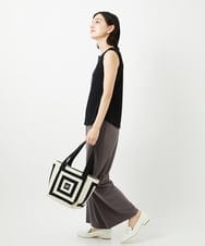 PHKGD27130 GEORGES RECH(小さいサイズ)(メゾン ドゥ サンク)  [日本製]2WAYリブタンクトップ ライトグレー