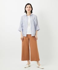 PHKGD27130 GEORGES RECH(小さいサイズ)(メゾン ドゥ サンク)  [日本製]2WAYリブタンクトップ ライトグレー