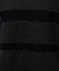 PHKGD38180 GEORGES RECH(小さいサイズ)(メゾン ドゥ サンク) [接触冷感]ドライコットンシアーボーダーカットソー カーキ