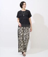 PHKGD38180 GEORGES RECH(小さいサイズ)(メゾン ドゥ サンク) [接触冷感]ドライコットンシアーボーダーカットソー カーキ