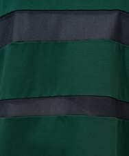 PHKGD38180 GEORGES RECH(小さいサイズ)(メゾン ドゥ サンク) [接触冷感]ドライコットンシアーボーダーカットソー カーキ