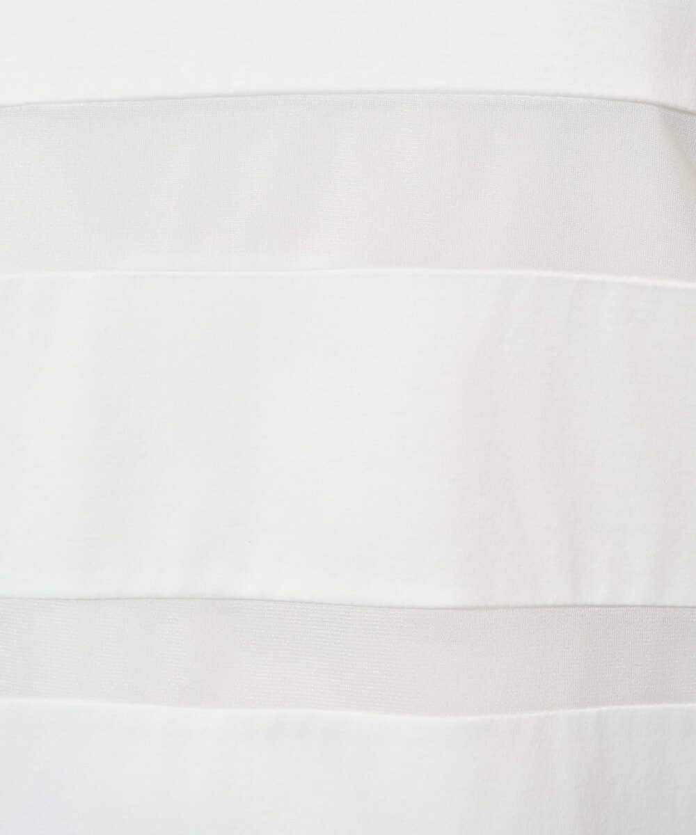 PHKGD38180 GEORGES RECH(小さいサイズ)(メゾン ドゥ サンク) [接触冷感]ドライコットンシアーボーダーカットソー カーキ