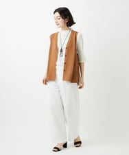 PHKGD49130 GEORGES RECH(小さいサイズ)(メゾン ドゥ サンク)  [日本製]ボトルネックセミシアーカットソー アイボリー