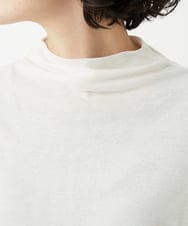 PHKGD49130 GEORGES RECH(小さいサイズ)(メゾン ドゥ サンク)  [日本製]ボトルネックセミシアーカットソー アイボリー