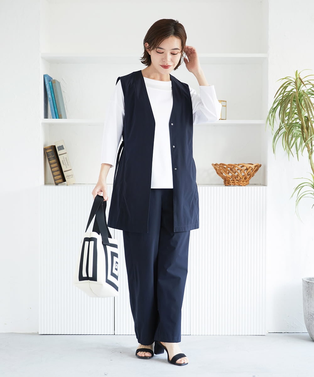 PHKGE41230 GEORGES RECH(小さいサイズ)(メゾン ドゥ サンク)  [セットアップ対応]ドルマンスリーブシアーポンチカットソー ホワイト