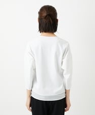 PHKGE41230 GEORGES RECH(小さいサイズ)(メゾン ドゥ サンク)  [セットアップ対応]ドルマンスリーブシアーポンチカットソー ホワイト