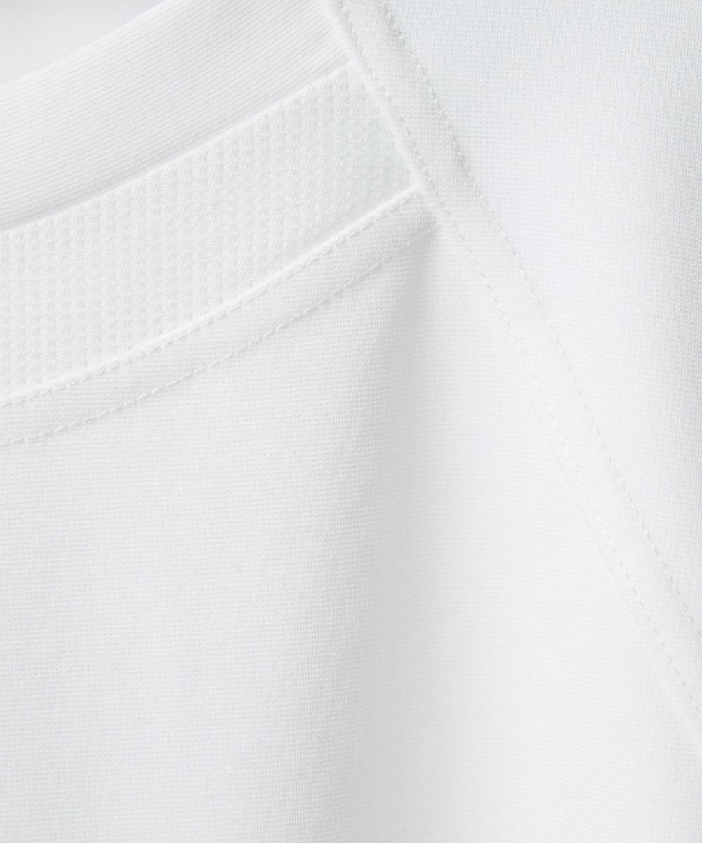 PHKGE41230 GEORGES RECH(小さいサイズ)(メゾン ドゥ サンク)  [セットアップ対応]ドルマンスリーブシアーポンチカットソー ホワイト