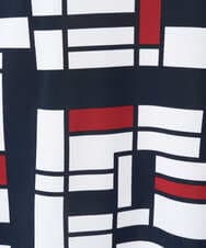 PHKGE42360 GEORGES RECH(小さいサイズ)(メゾン ドゥ サンク) トリコロールドルマンスリーブカットソー レッド系